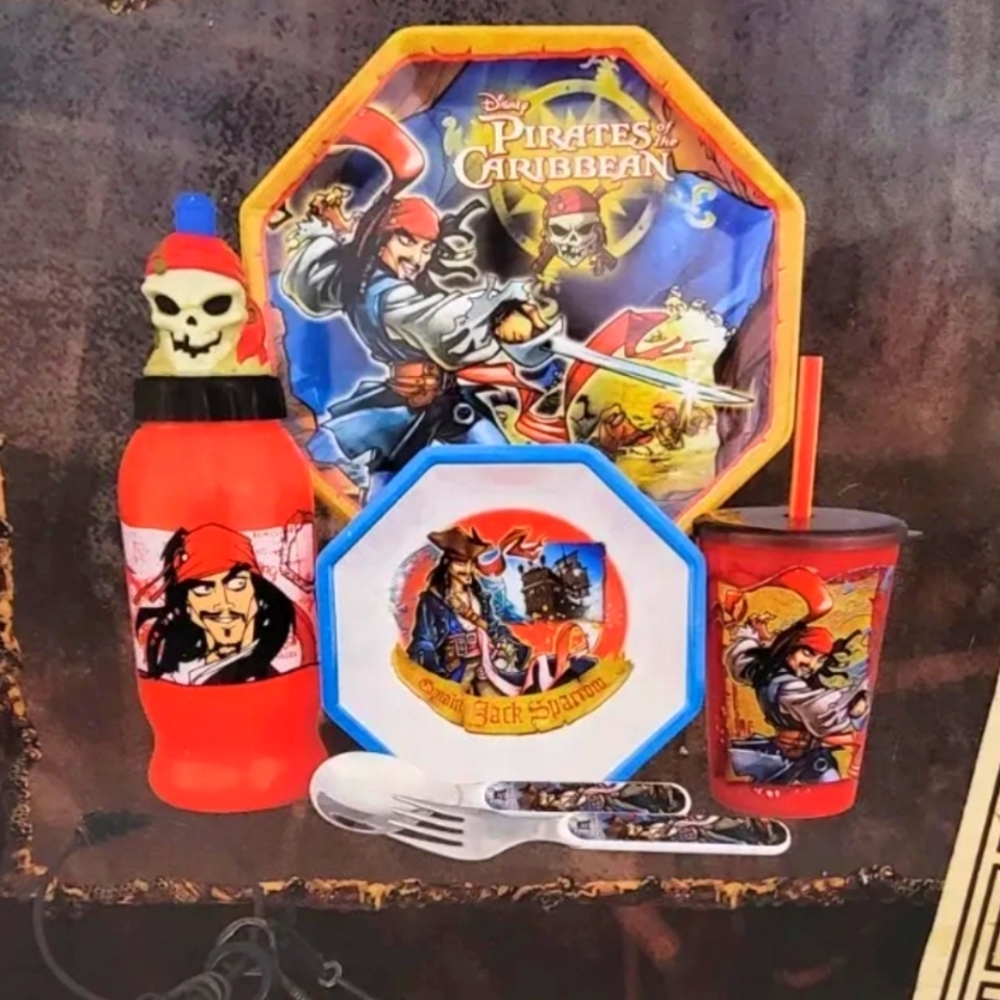 Pirates Of The Caribbean 6 Piece (Meal Time) meal set-Disney
